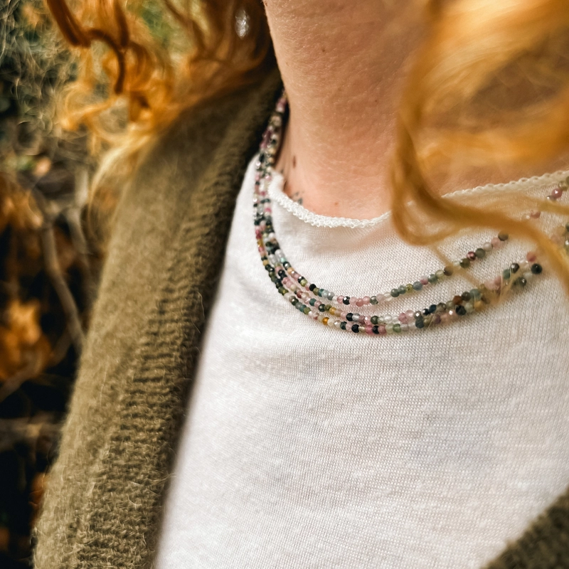 collana Elisa - tormalina policroma